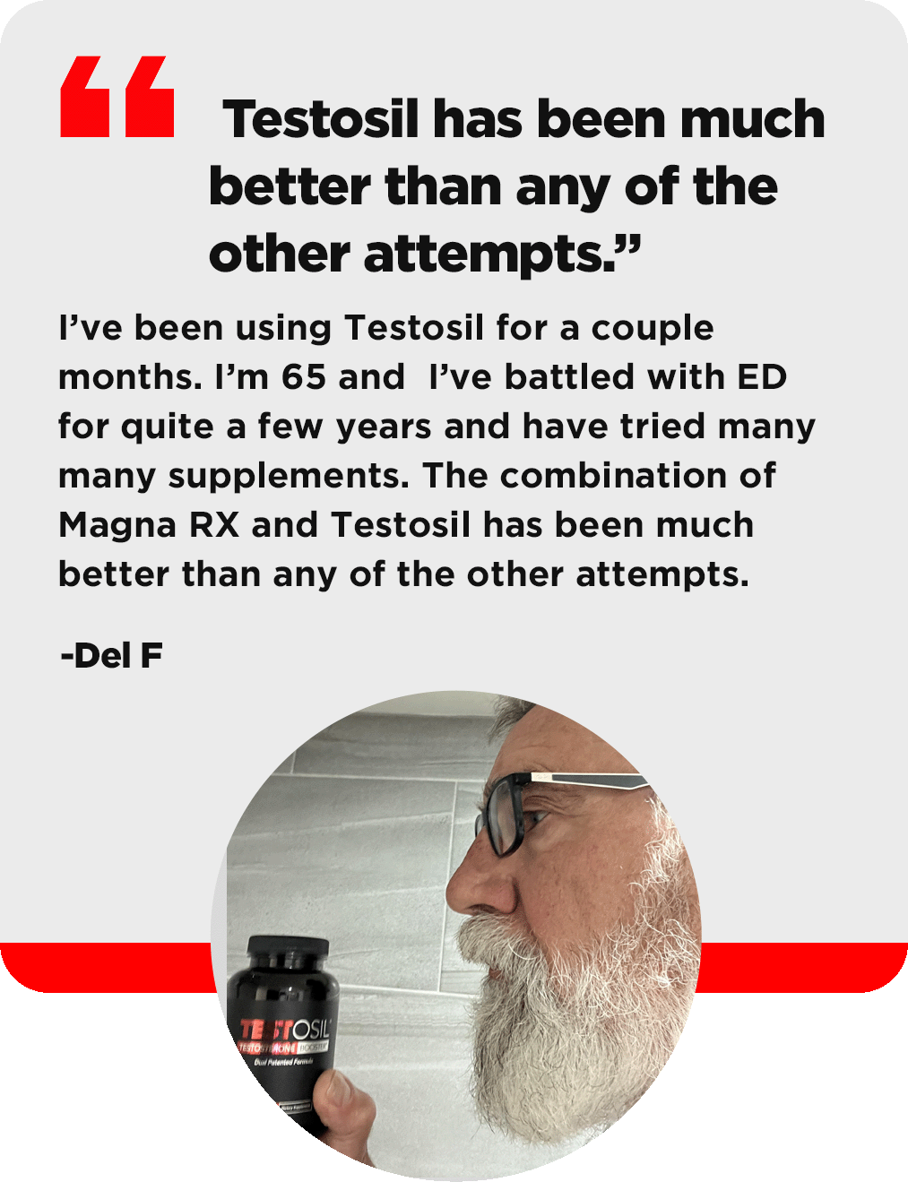 Delf's Testosil Success Story - Real User Testimonial